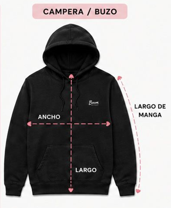 Medidas Campera Buzo