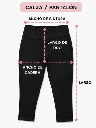 Medidas Calza Pantalón